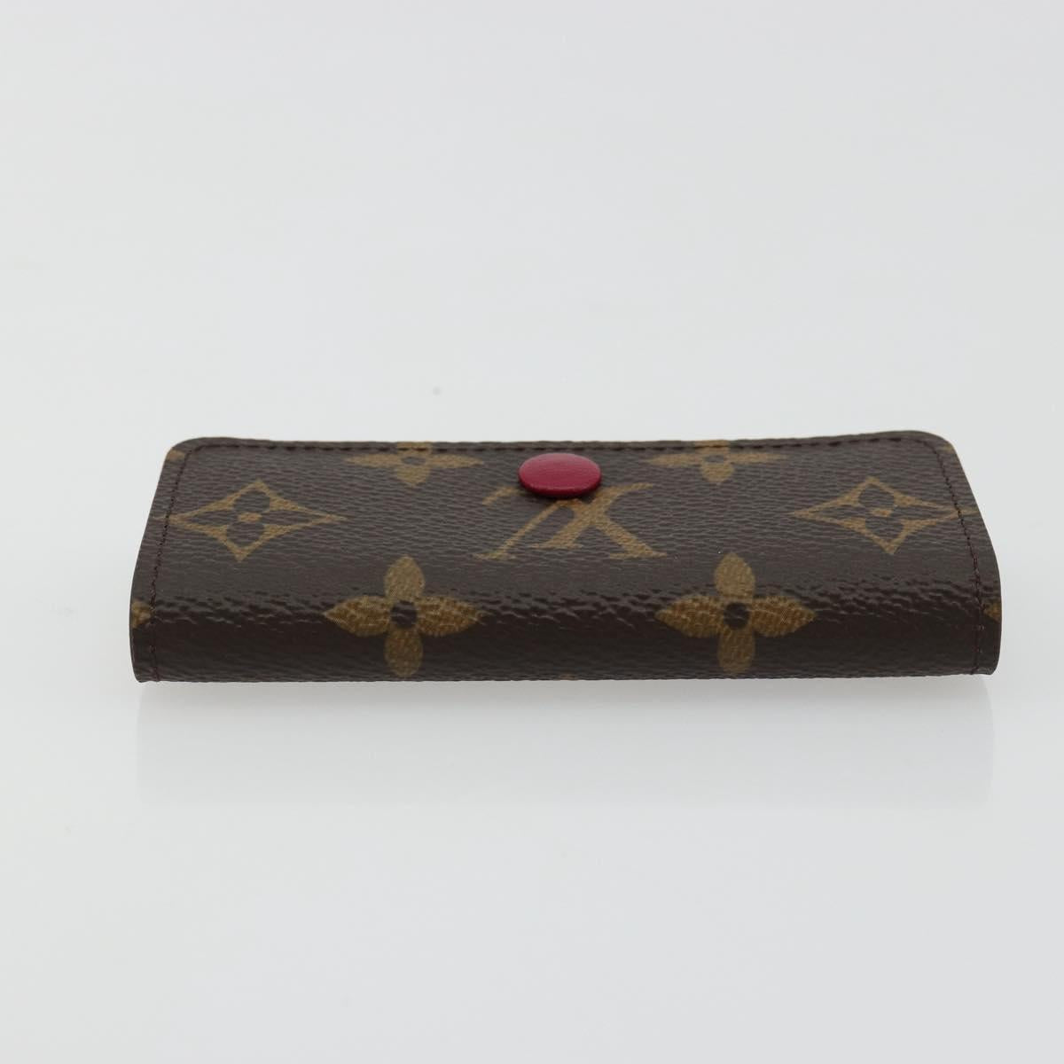 LOUIS VUITTON Monogram Multicles 4 Key Case Fuchsia M62631 Auth 181113V