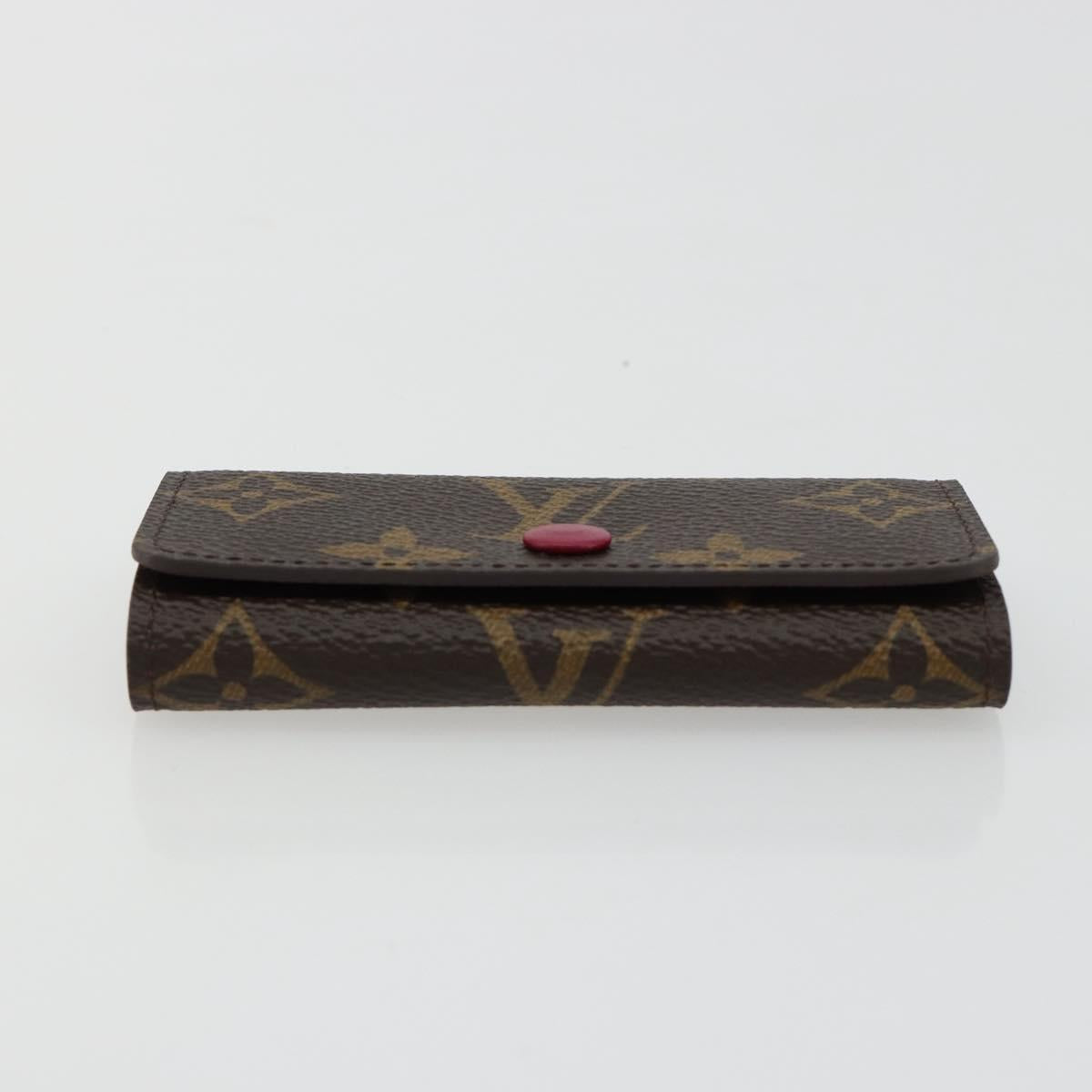 LOUIS VUITTON Monogram Multicles 4 Key Case Fuchsia M62631 Auth 181113V