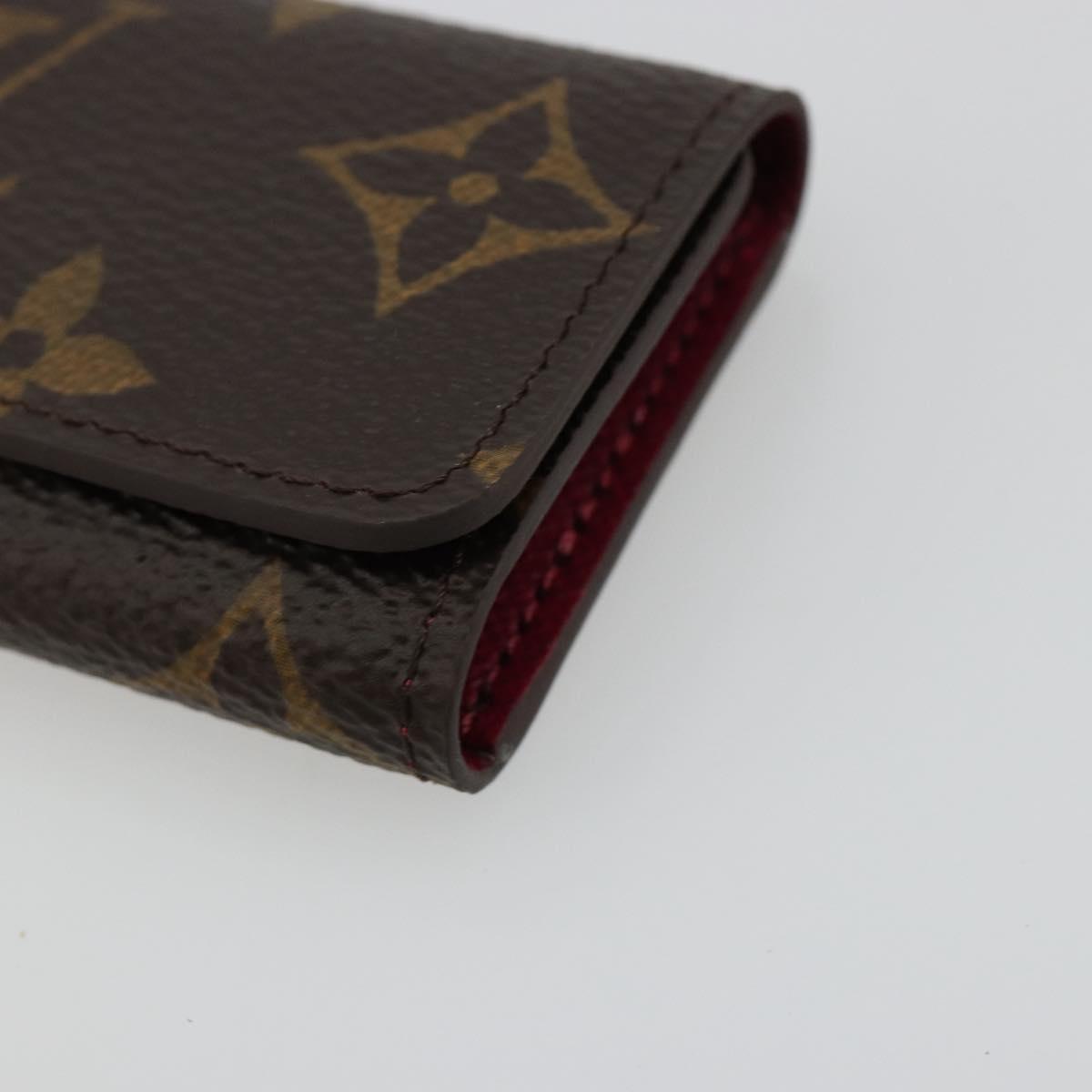 LOUIS VUITTON Monogram Multicles 4 Key Case Fuchsia M62631 Auth 181113V