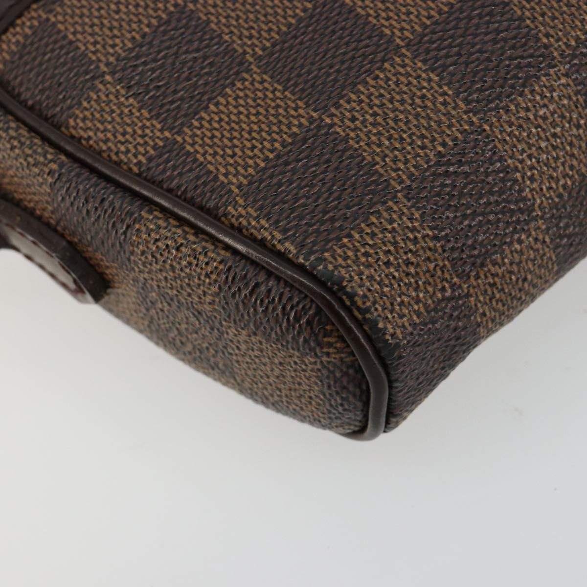 LOUIS VUITTON Damier Ebene Pochette Ipanema Shoulder Bag N51296 LV Auth 181114A