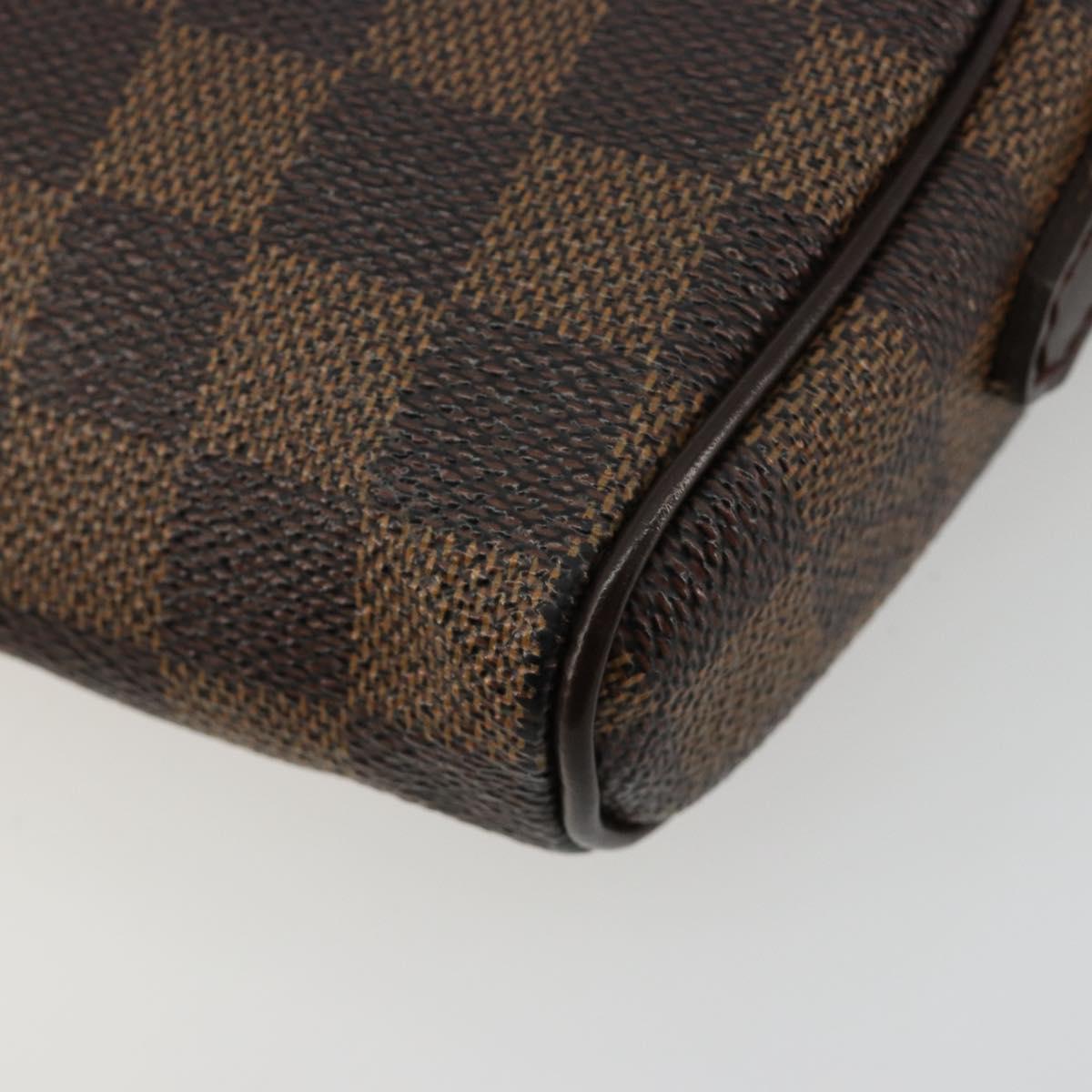 LOUIS VUITTON Damier Ebene Pochette Ipanema Shoulder Bag N51296 LV Auth 181114A