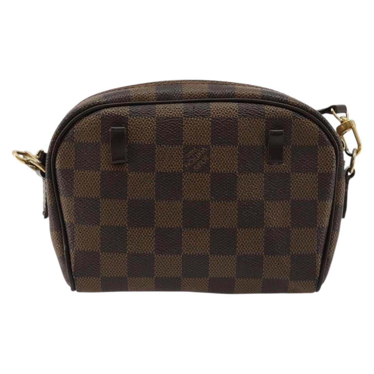 LOUIS VUITTON Damier Ebene Pochette Ipanema Shoulder Bag N51296 LV Auth 181114A