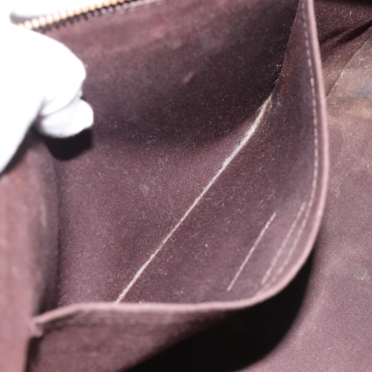 LOUIS VUITTON Monogram Vernis Rosewood Avenue Bag Amarante M93510 Auth 181119
