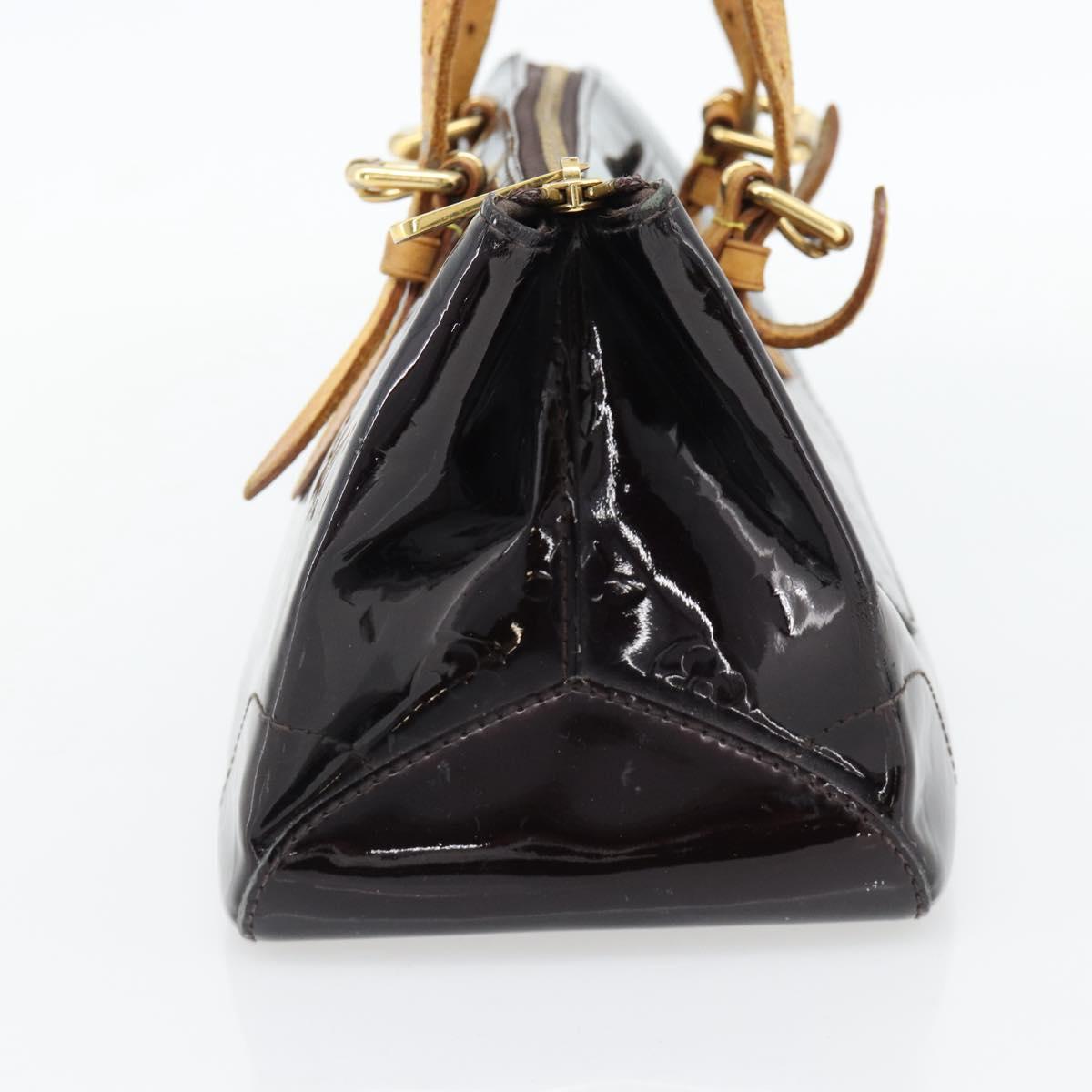 LOUIS VUITTON Monogram Vernis Rosewood Avenue Bag Amarante M93510 Auth 181119