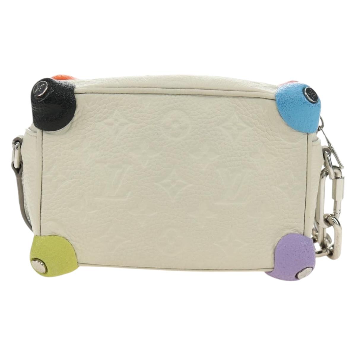 LOUIS VUITTON Monogram Taurillon Climbing Soft Trunk Bag M81606 Auth 181121SAM