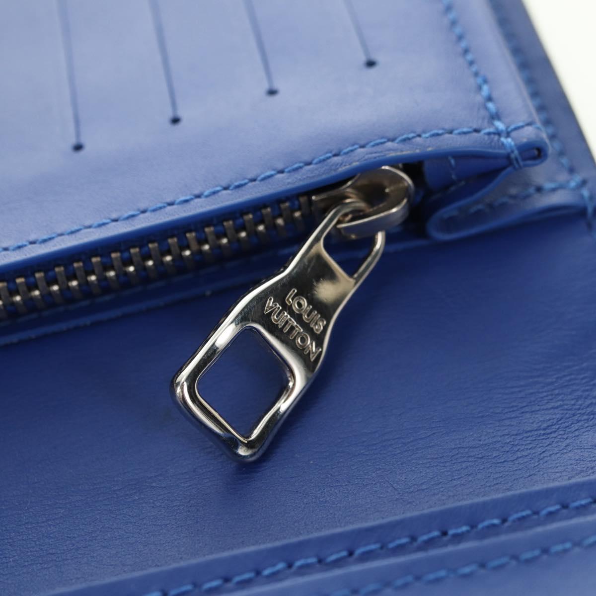 LOUIS VUITTON Taurillon Illusion Portefeuille Plaza Wallet M81255 Auth 181140M