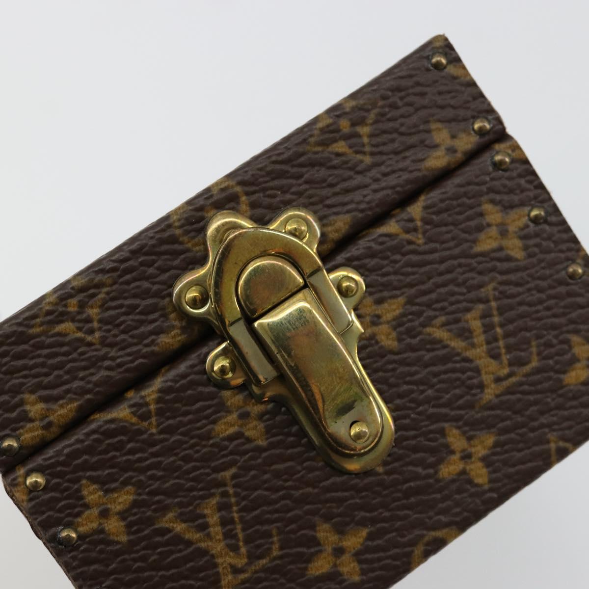 LOUIS VUITTON Monogram Eccrine Declaration Jewelry Box M21010 LV Auth 181141V