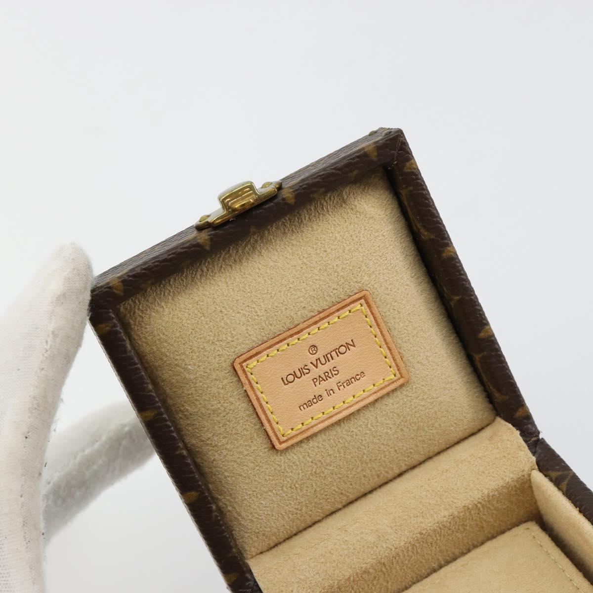 LOUIS VUITTON Monogram Eccrine Declaration Jewelry Box M21010 LV Auth 181141V
