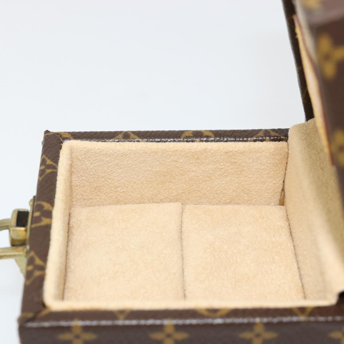 LOUIS VUITTON Monogram Eccrine Declaration Jewelry Box M21010 LV Auth 181141V