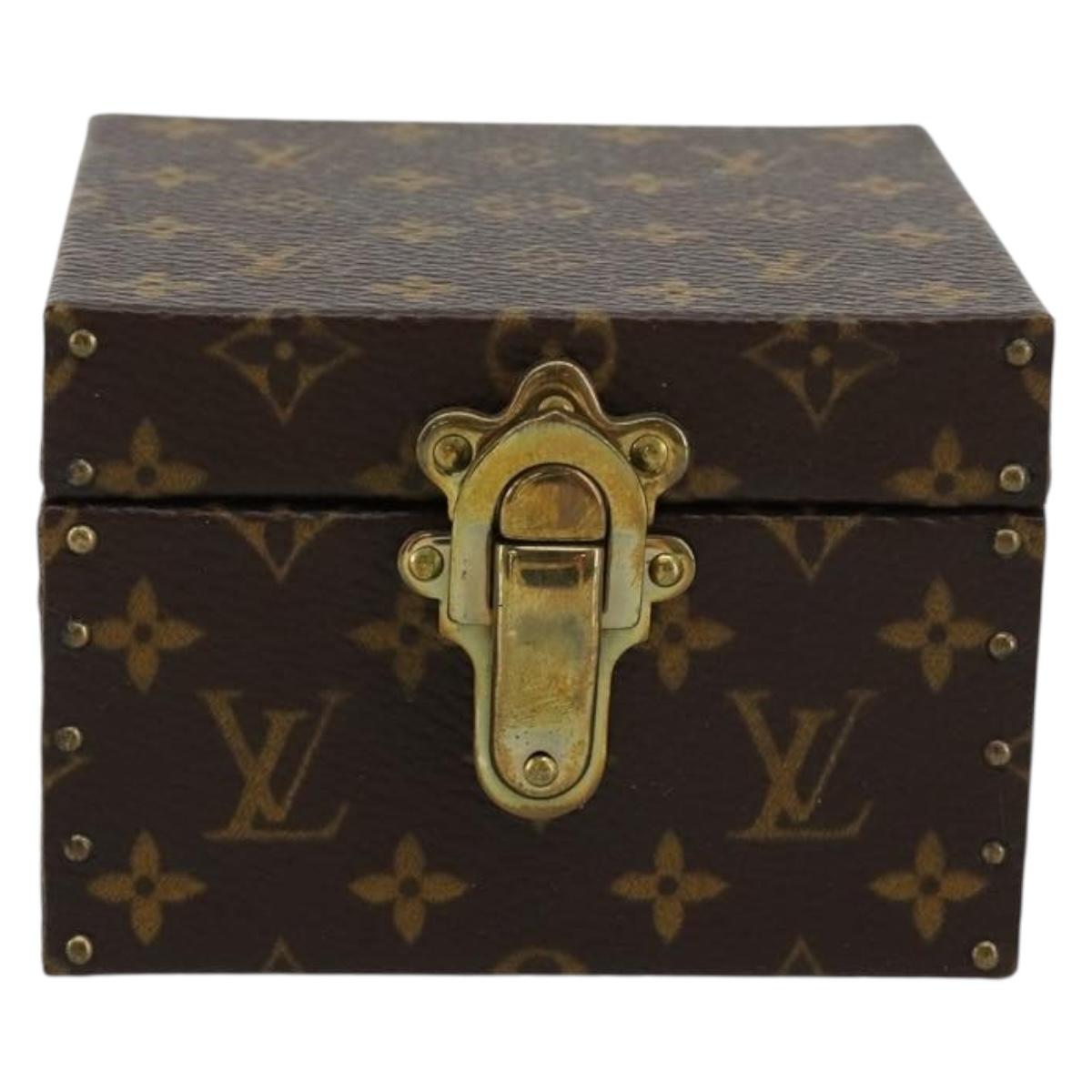 LOUIS VUITTON Monogram Eccrine Declaration Jewelry Box M21010 LV Auth 181141V