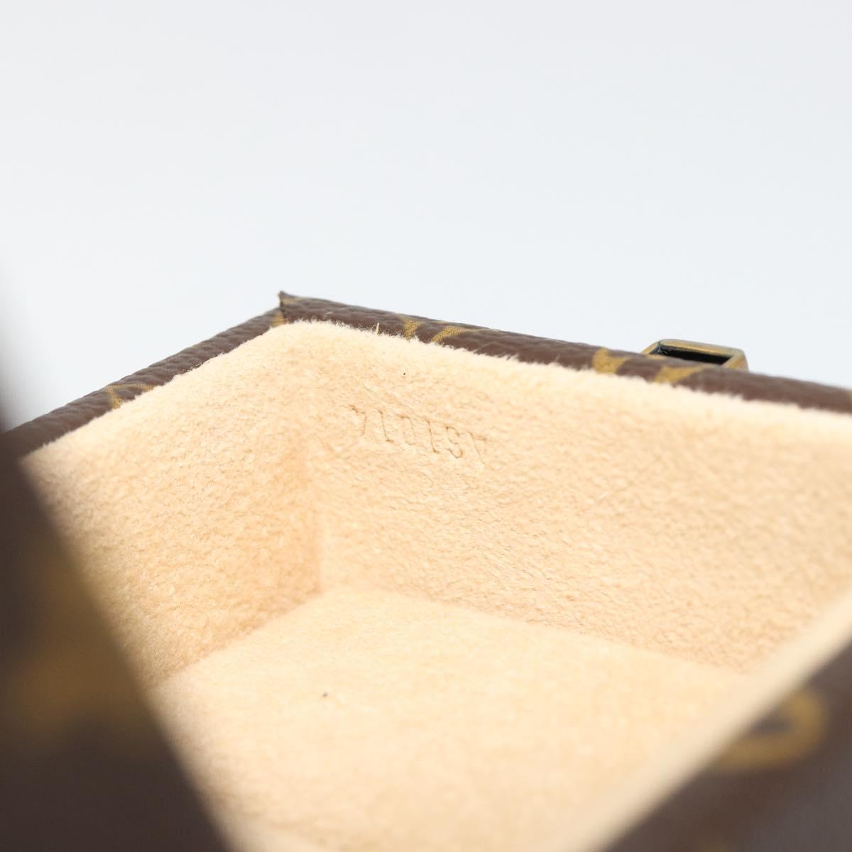 LOUIS VUITTON Monogram Eccrine Declaration Jewelry Box M21010 LV Auth 181141V
