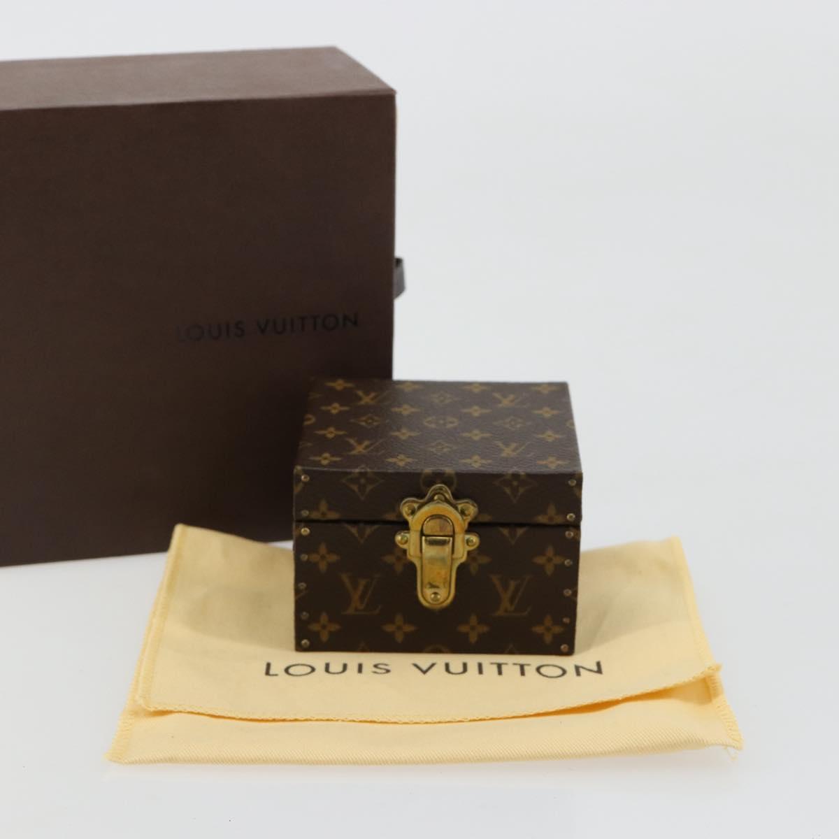 LOUIS VUITTON Monogram Eccrine Declaration Jewelry Box M21010 LV Auth 181141V
