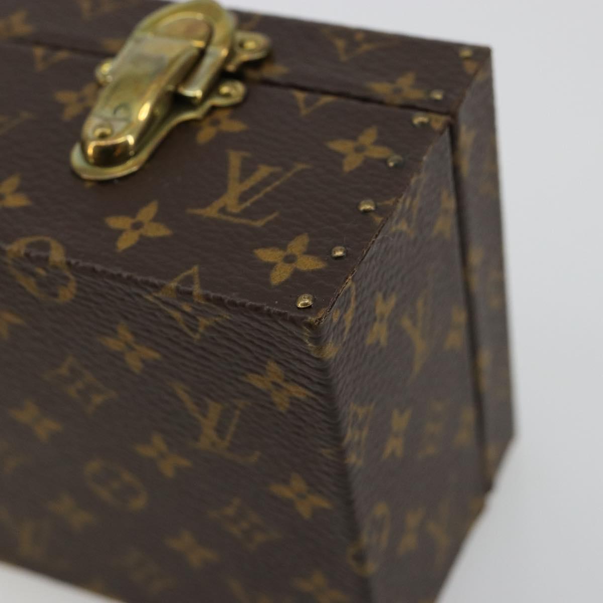LOUIS VUITTON Monogram Eccrine Declaration Jewelry Box M21010 LV Auth 181141V