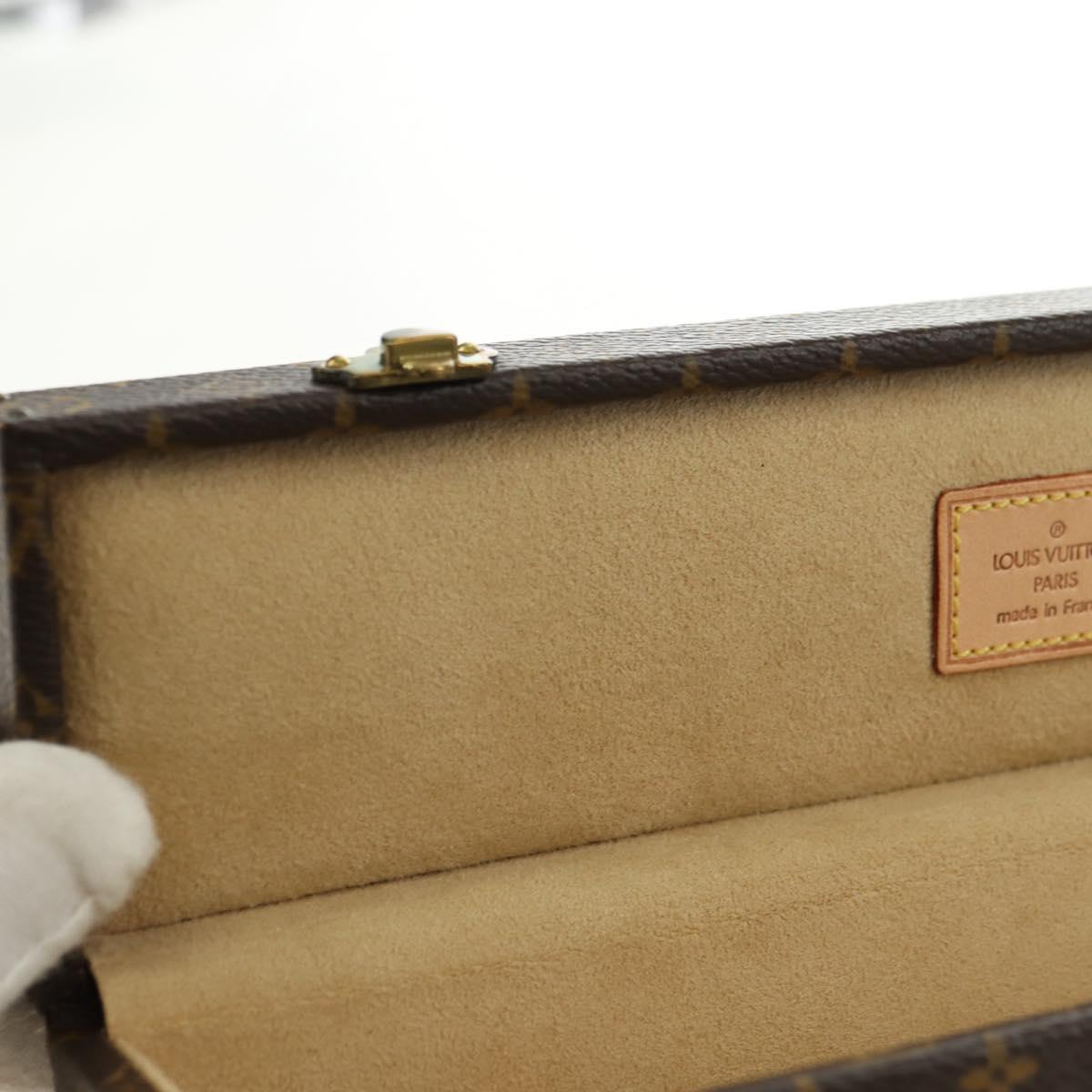 LOUIS VUITTON Monogram Jewelry case Jewelry Box LV Auth 181142SAV