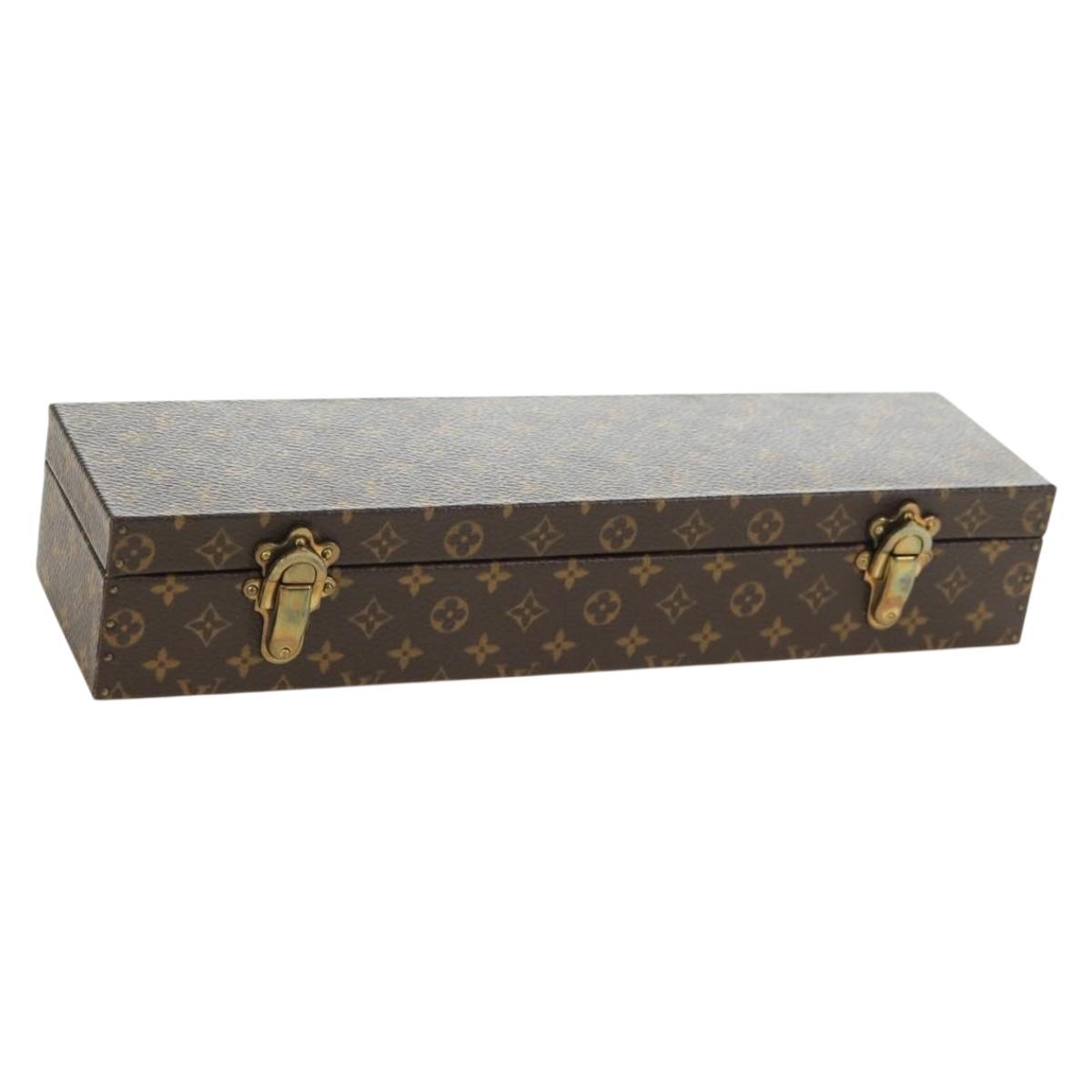 LOUIS VUITTON Monogram Jewelry case Jewelry Box LV Auth 181142SAV