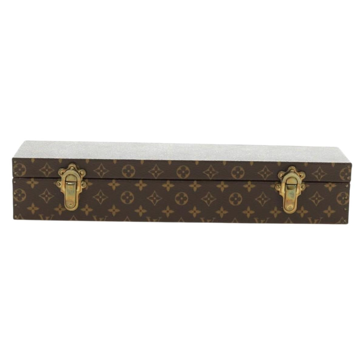 LOUIS VUITTON Monogram Jewelry case Jewelry Box LV Auth 181142SAV