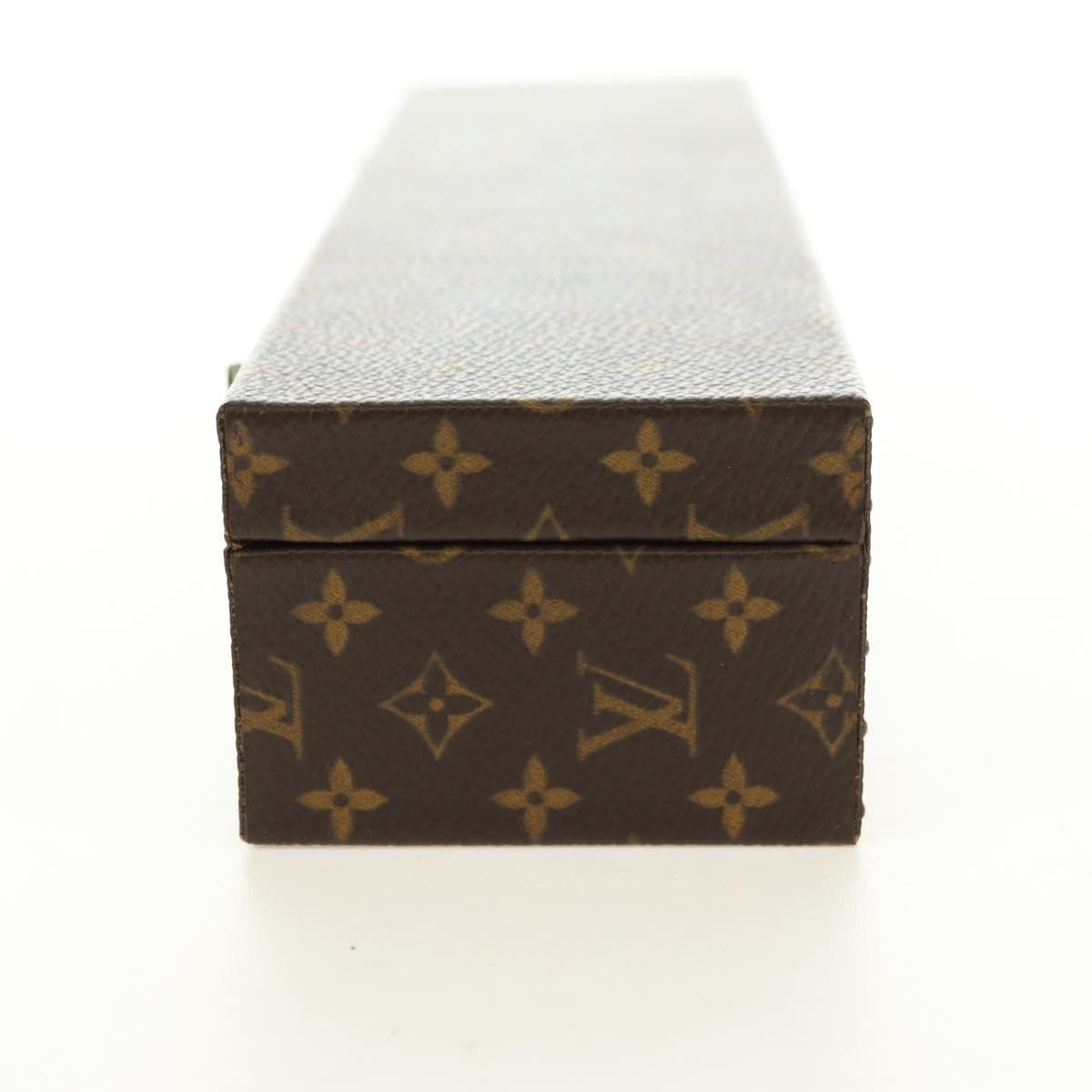 LOUIS VUITTON Monogram Jewelry case Jewelry Box LV Auth 181142SAV