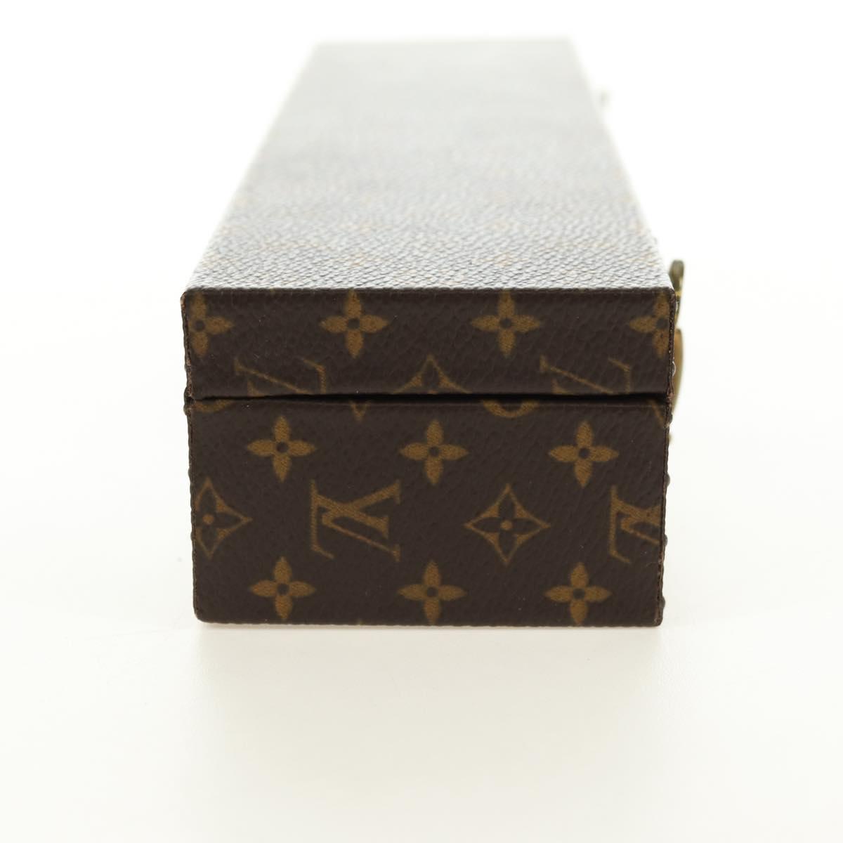 LOUIS VUITTON Monogram Jewelry case Jewelry Box LV Auth 181142SAV