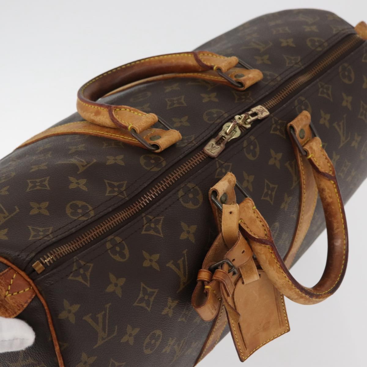 LOUIS VUITTON Monogram Keepall 45 Boston Bag M41428 LV Auth 181144