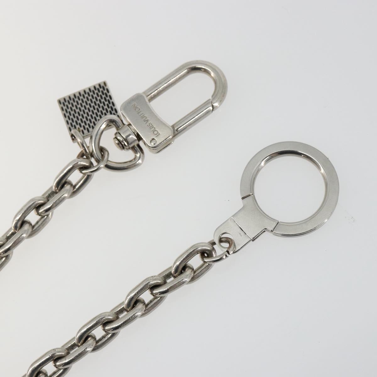 LOUIS VUITTON Chainne Anneau Cles Key Holder metal Silver M65774 LV Auth 181147