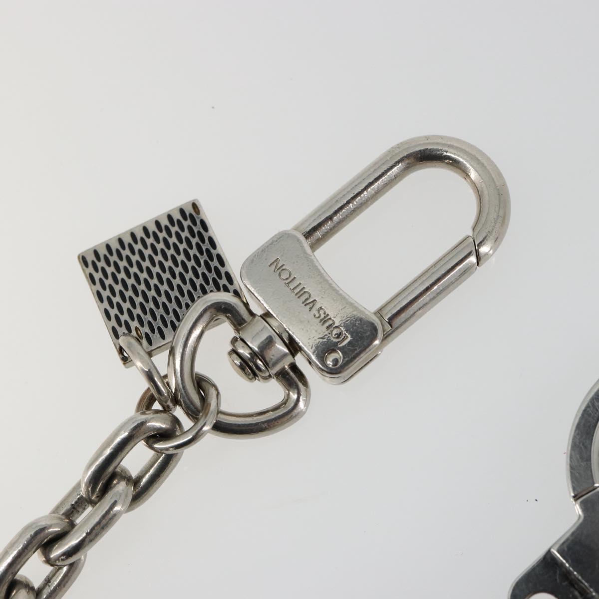 LOUIS VUITTON Chainne Anneau Cles Key Holder metal Silver M65774 LV Auth 181147