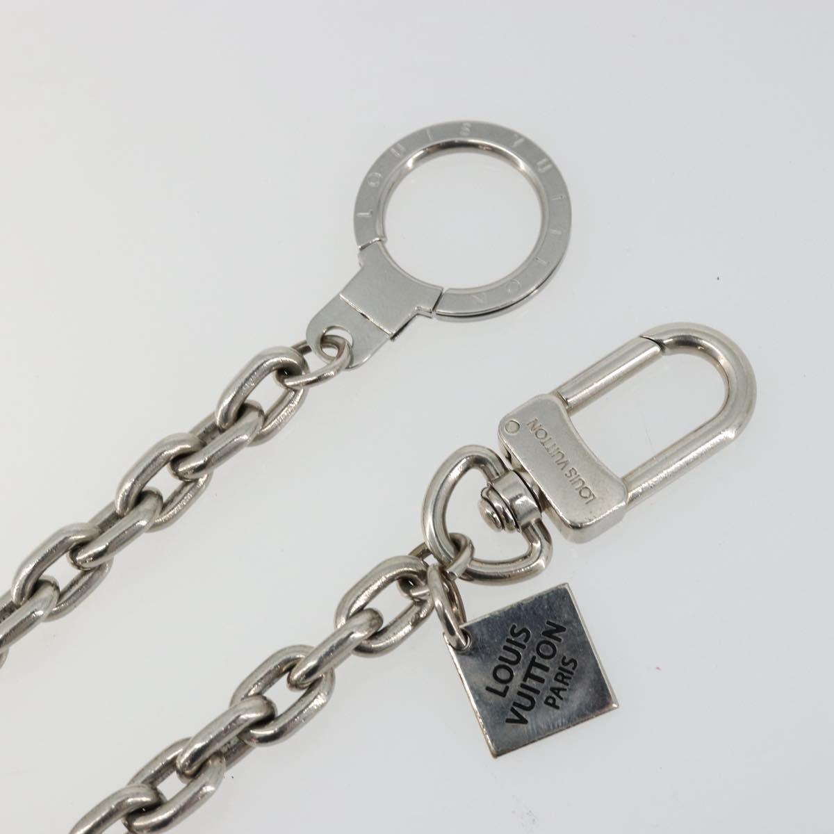 LOUIS VUITTON Chainne Anneau Cles Key Holder metal Silver M65774 LV Auth 181147