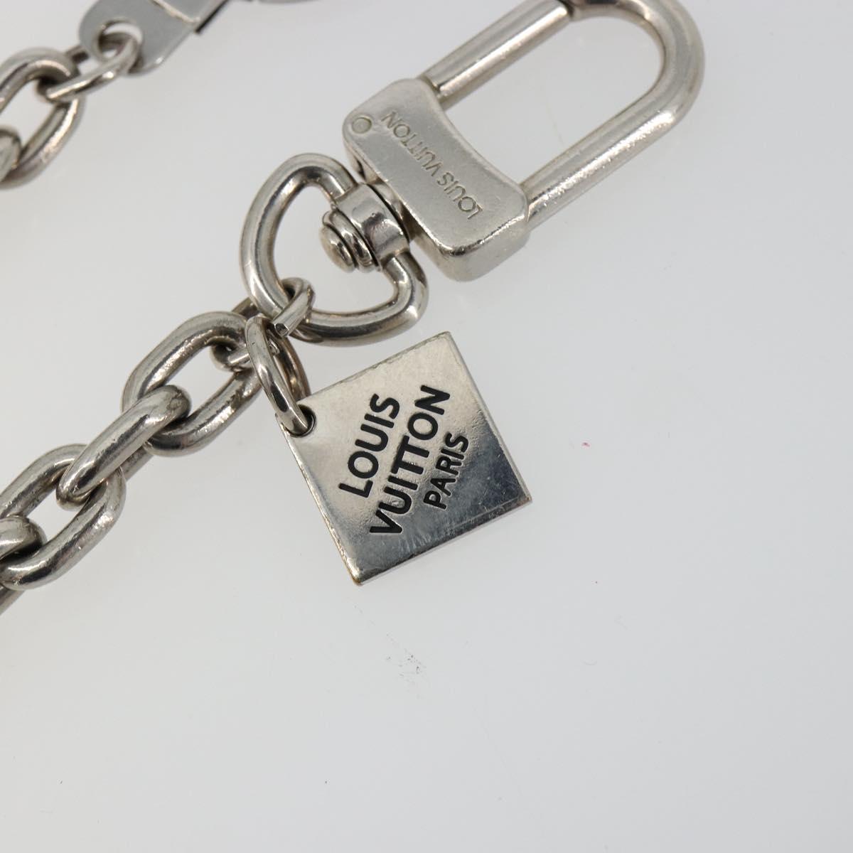 LOUIS VUITTON Chainne Anneau Cles Key Holder metal Silver M65774 LV Auth 181147