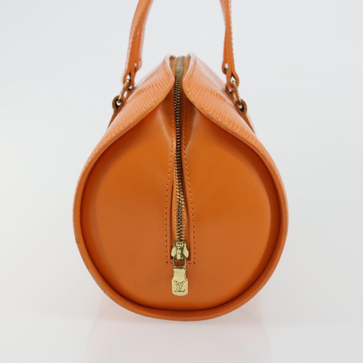 LOUIS VUITTON Epi Soufflot Hand Bag Orange Mandarin M5222H LV Auth 181149