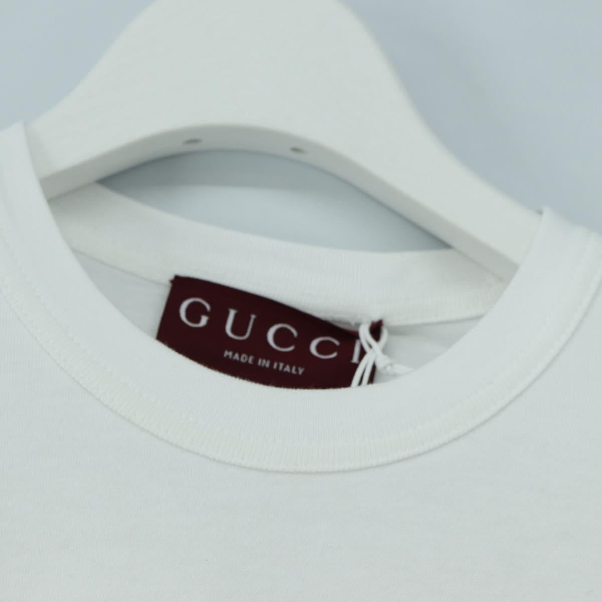 GUCCI Higuchi Yuko Collaboration T Shirt Cotton White Auth 181160M