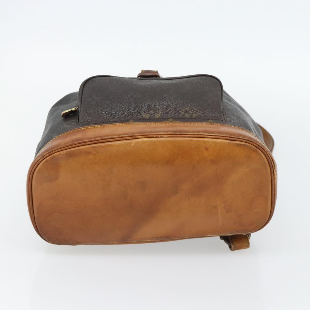 LOUIS VUITTON Monogram Montsouris MM Backpack M51136 LV Auth 181167