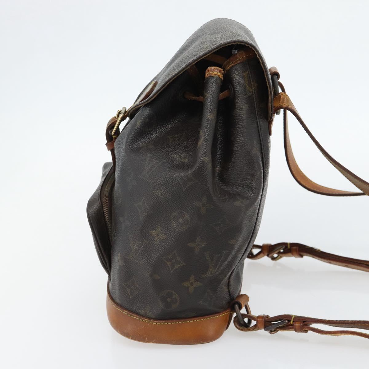 LOUIS VUITTON Monogram Montsouris MM Backpack M51136 LV Auth 181167