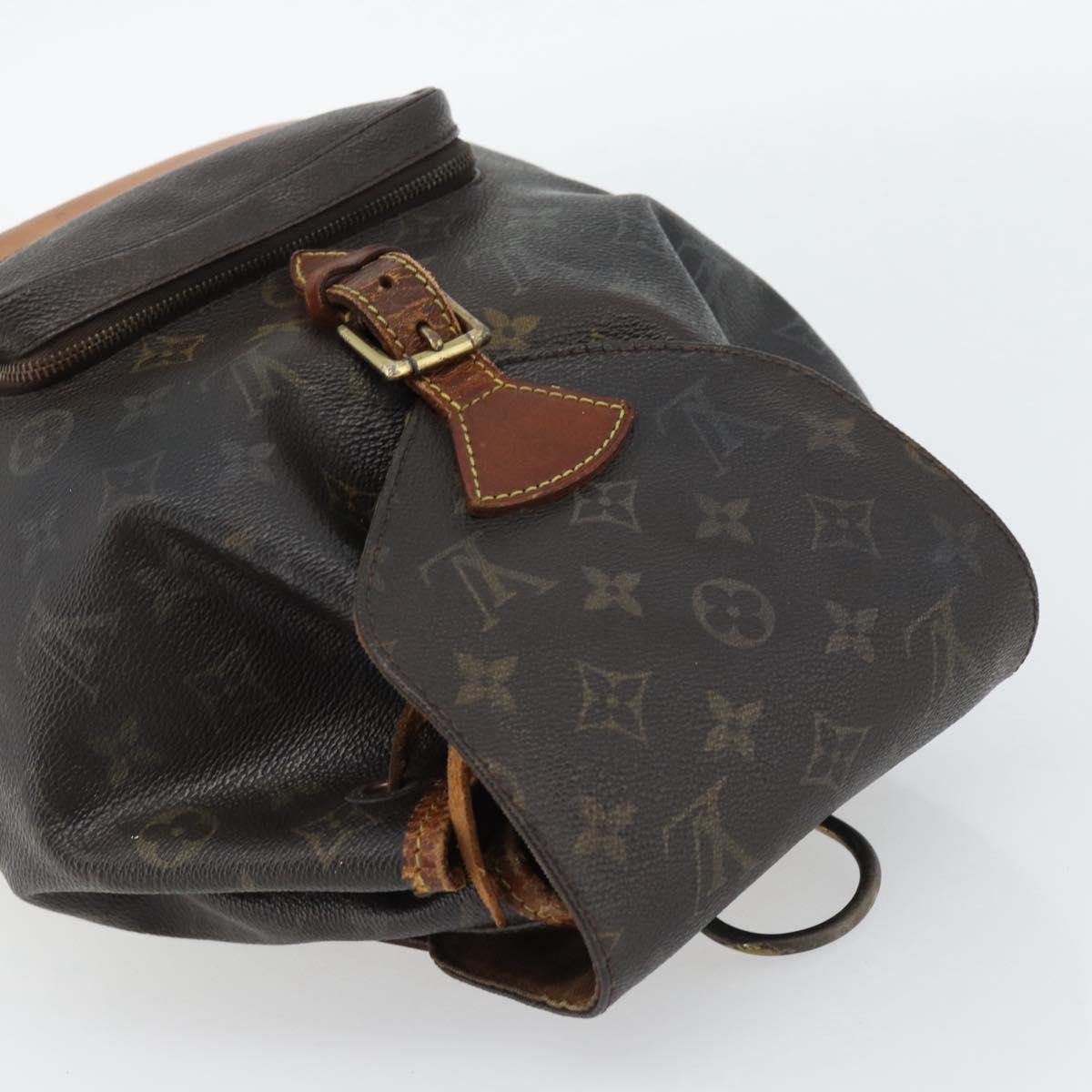 LOUIS VUITTON Monogram Montsouris MM Backpack M51136 LV Auth 181167