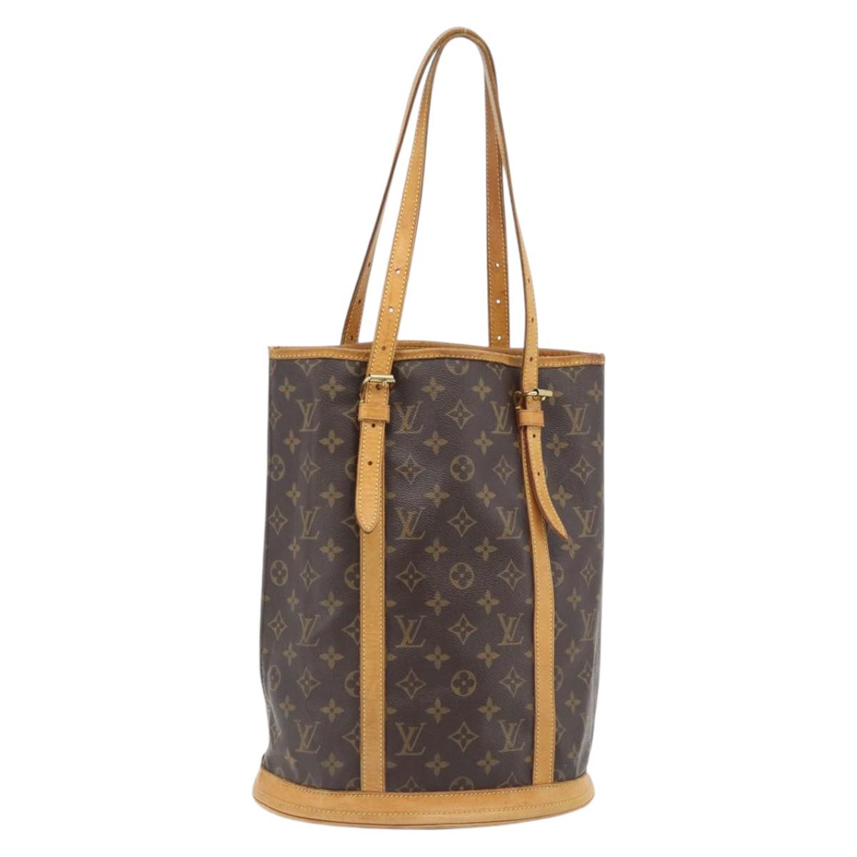 LOUIS VUITTON Monogram Bucket GM Shoulder Bag M42236 LV Auth 181169