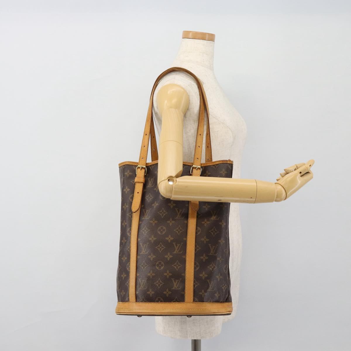 LOUIS VUITTON Monogram Bucket GM Shoulder Bag M42236 LV Auth 181169