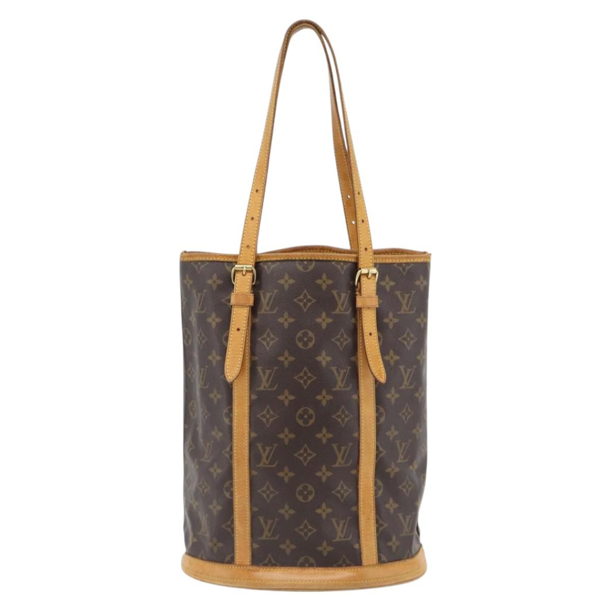 LOUIS VUITTON Monogram Bucket GM Shoulder Bag M42236 LV Auth 181169