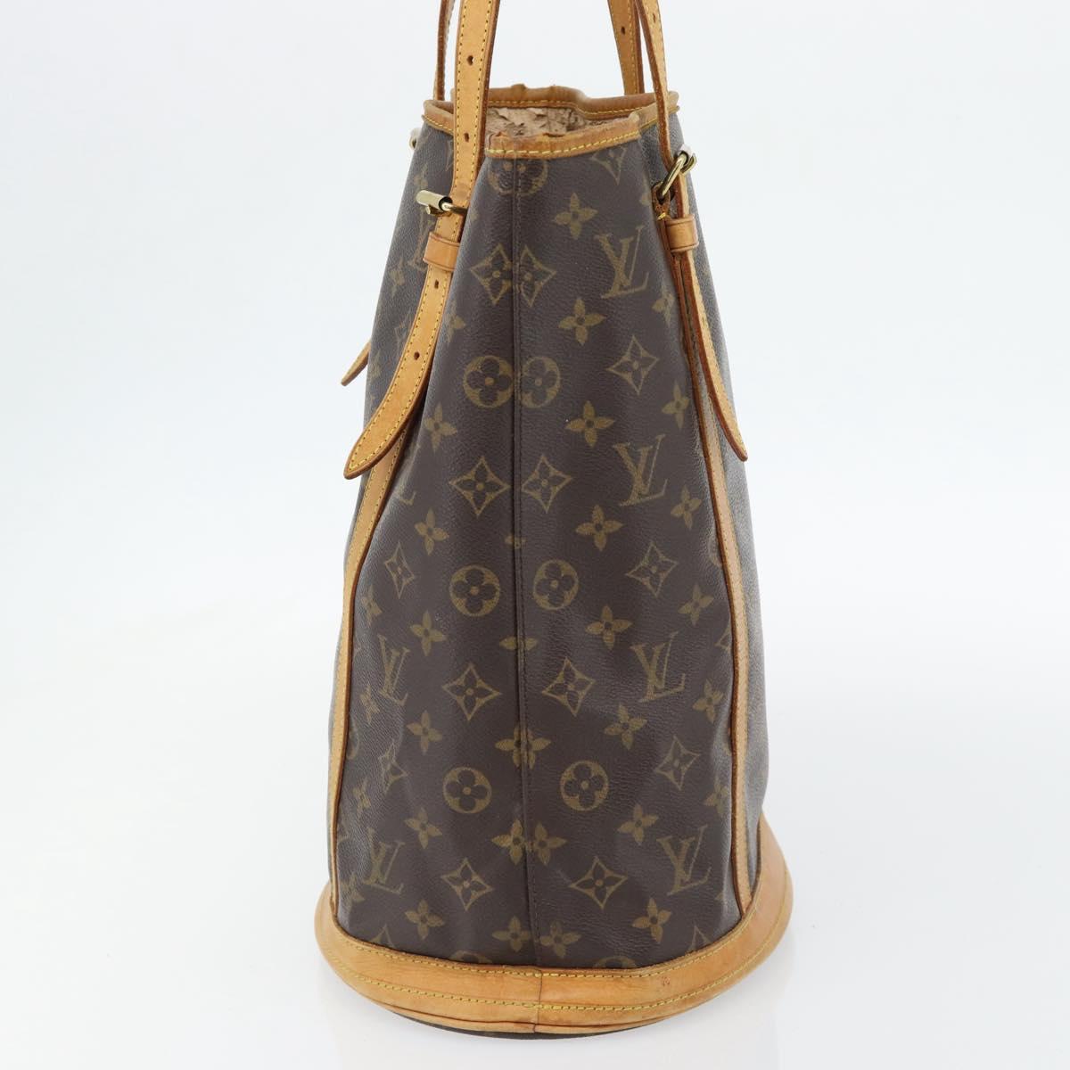 LOUIS VUITTON Monogram Bucket GM Shoulder Bag M42236 LV Auth 181169