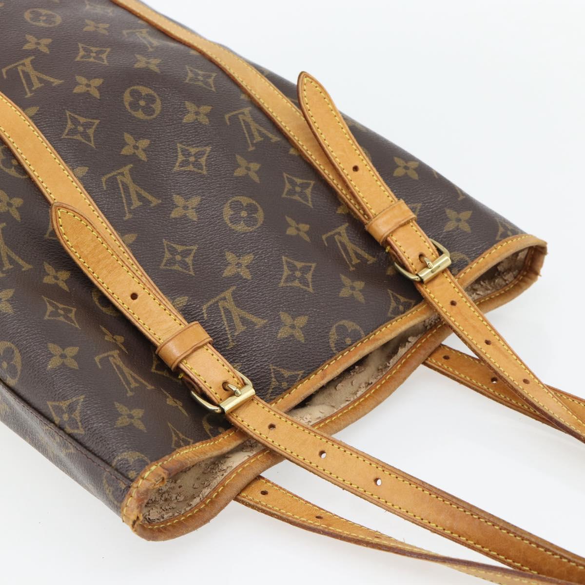 LOUIS VUITTON Monogram Bucket GM Shoulder Bag M42236 LV Auth 181169
