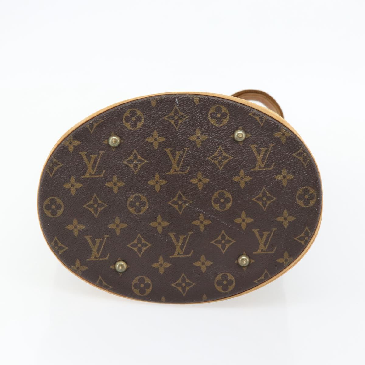 LOUIS VUITTON Monogram Bucket GM Shoulder Bag M42236 LV Auth 181169