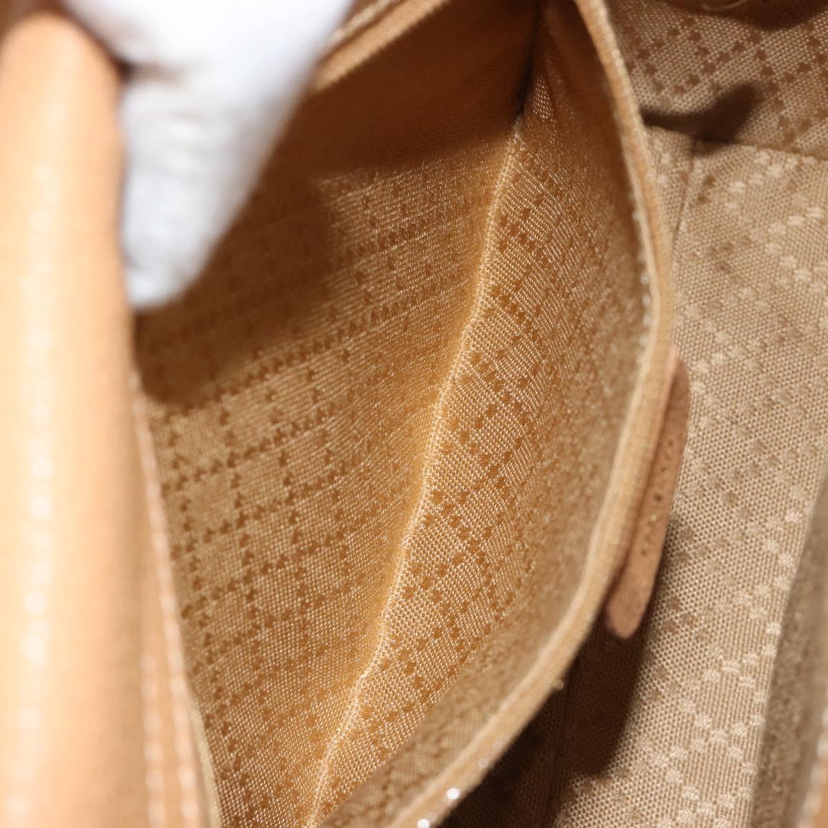 GUCCI Bamboo Hand Bag Suede 2way Beige Gold 000 1364 0316 Auth 181173