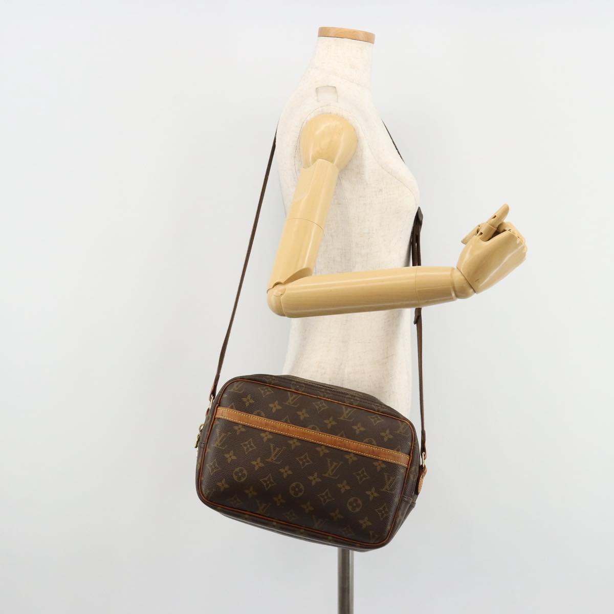 LOUIS VUITTON Monogram Reporter PM Shoulder Bag M45254 LV Auth 181184