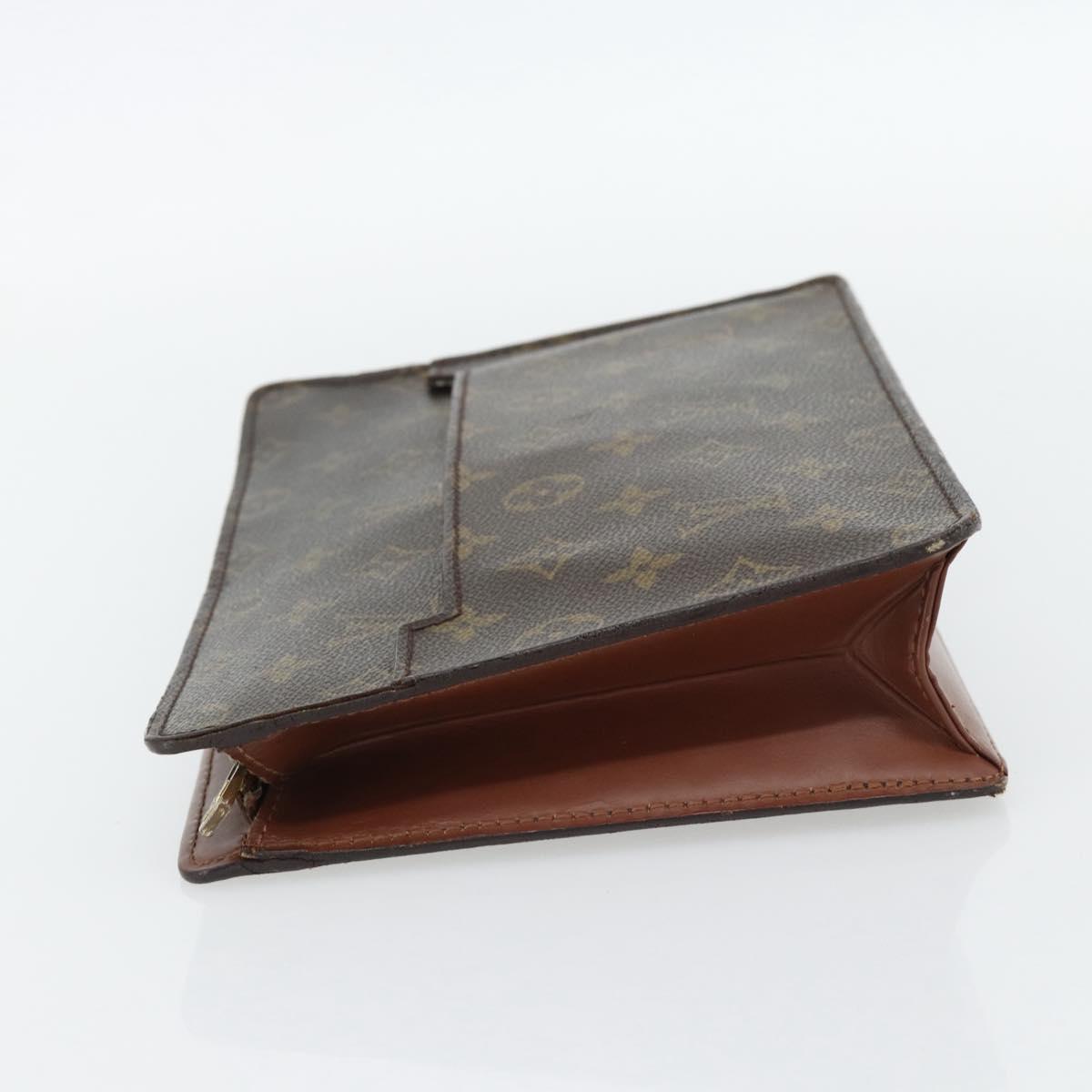 LOUIS VUITTON Monogram Pochette Homme Clutch Bag M51795 LV Auth 181185