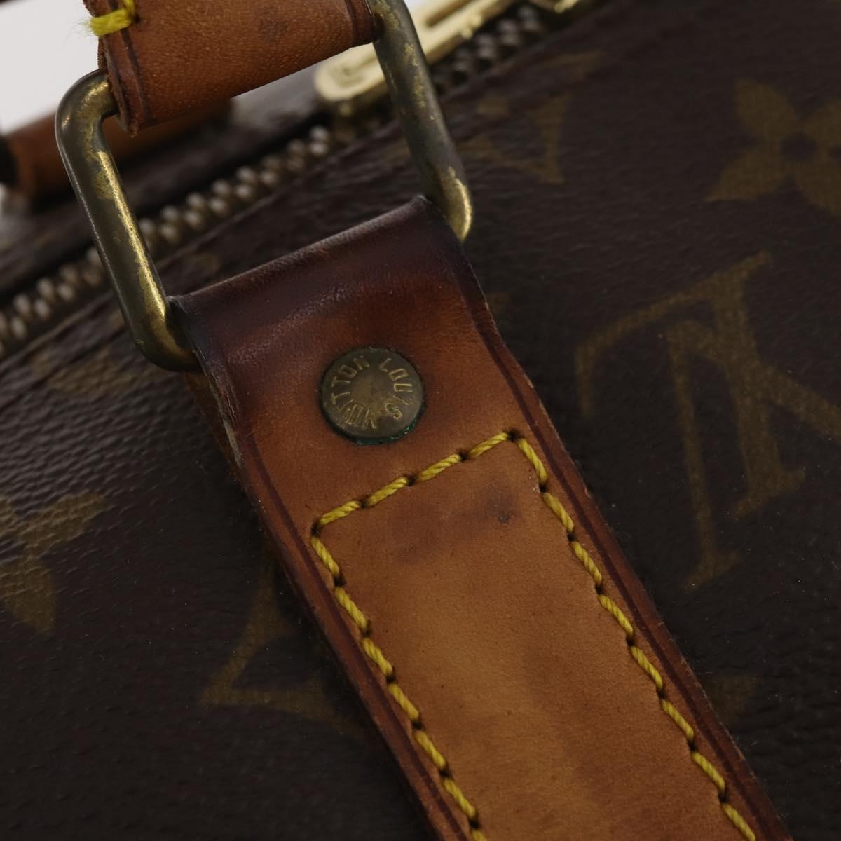 LOUIS VUITTON Monogram Keepall 50 Boston Bag M41426 LV Auth 181189