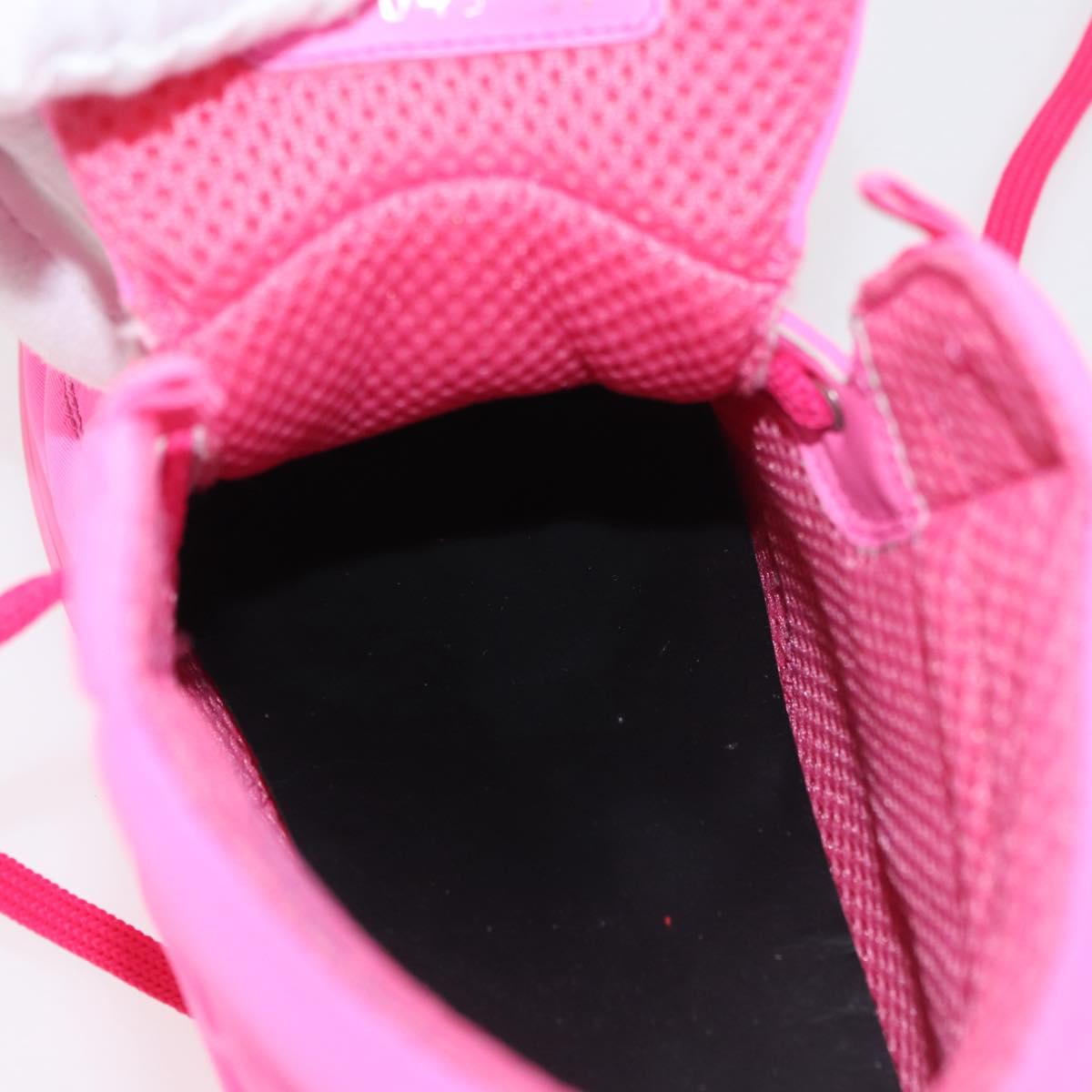 FENDI Zucca Canvas Sneakers 39 Pink Auth 181201A