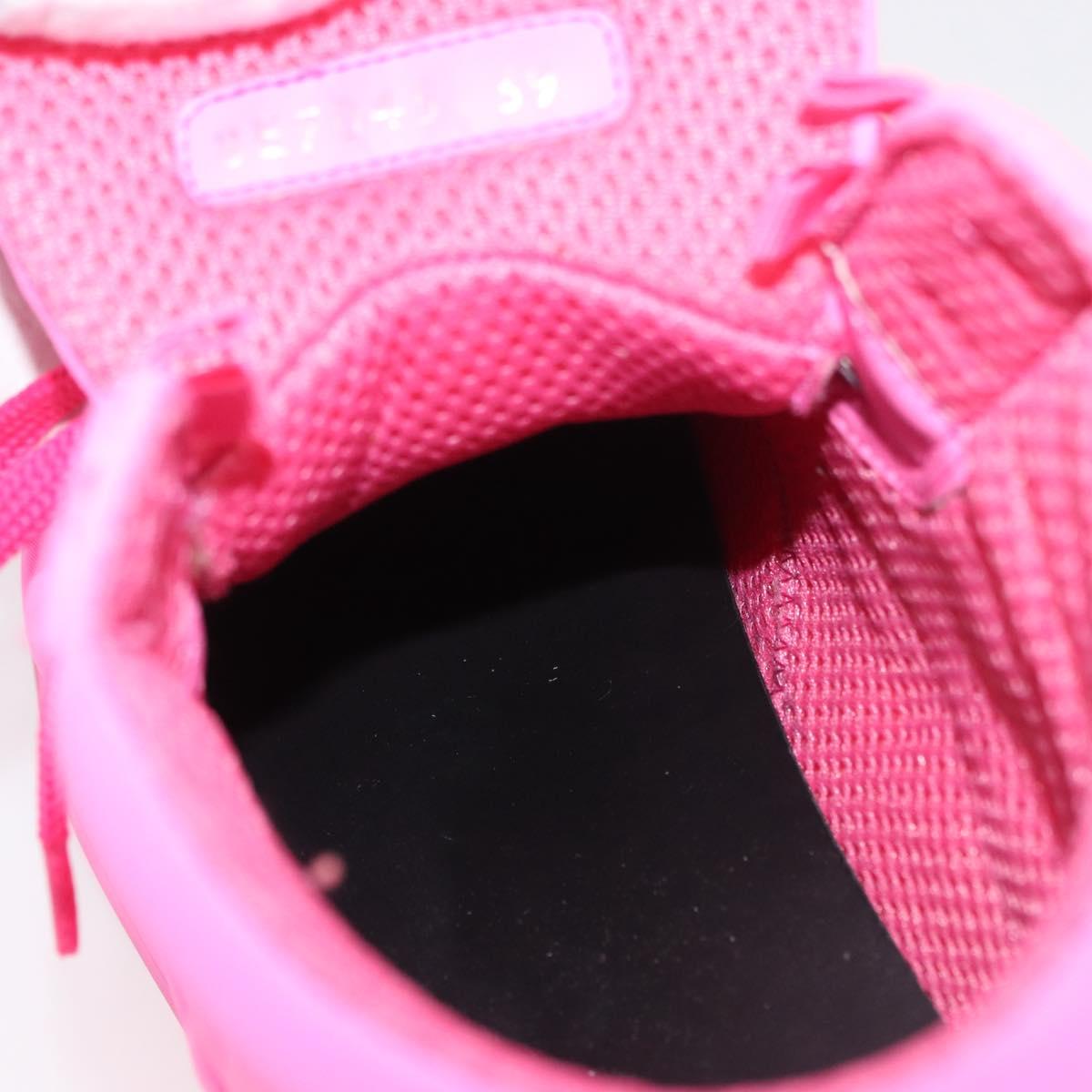 FENDI Zucca Canvas Sneakers 39 Pink Auth 181201A