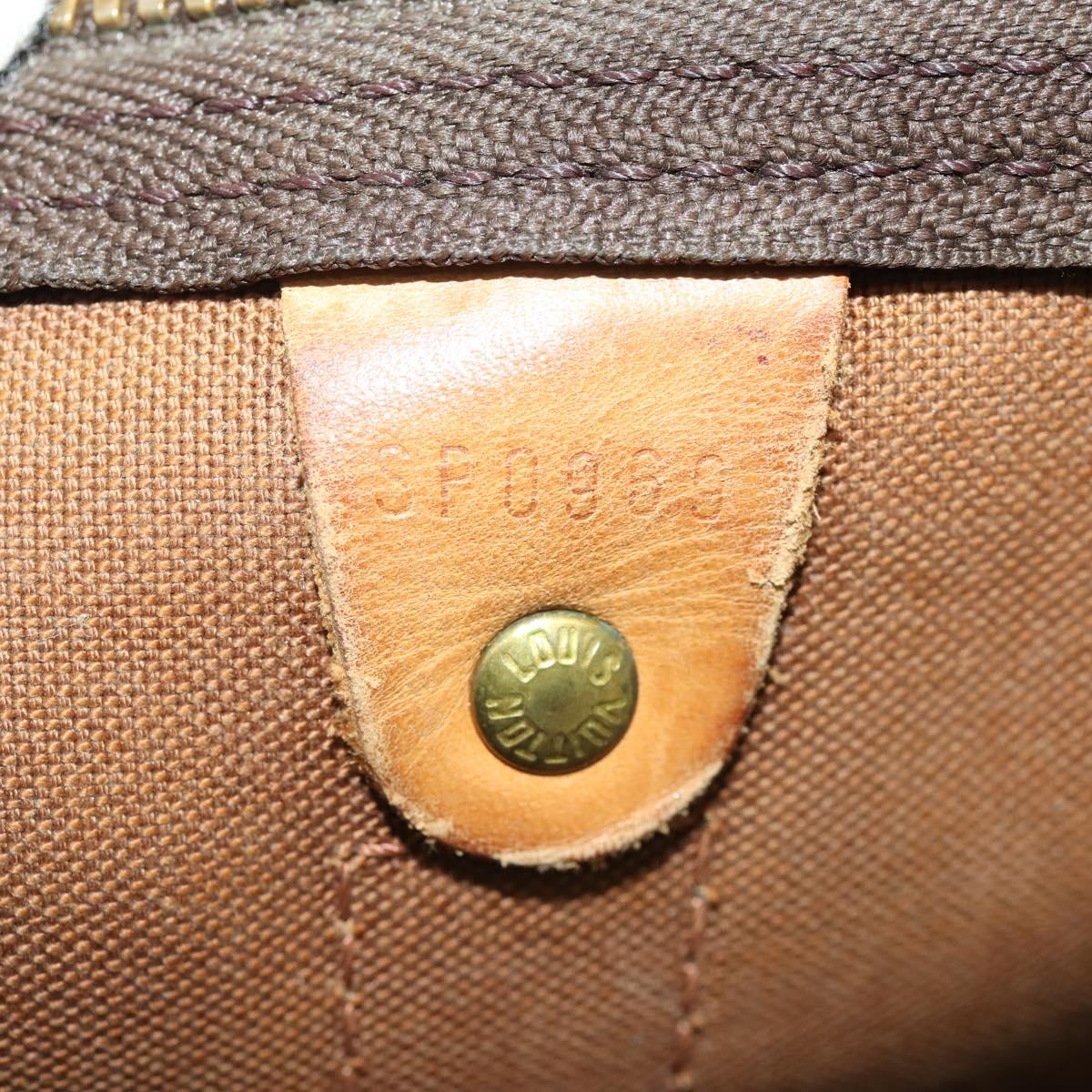 LOUIS VUITTON Monogram Keepall 45 Boston Bag M41428 LV Auth 181227