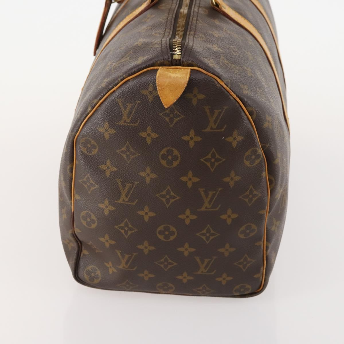 LOUIS VUITTON Monogram Keepall 45 Boston Bag M41428 LV Auth 181227