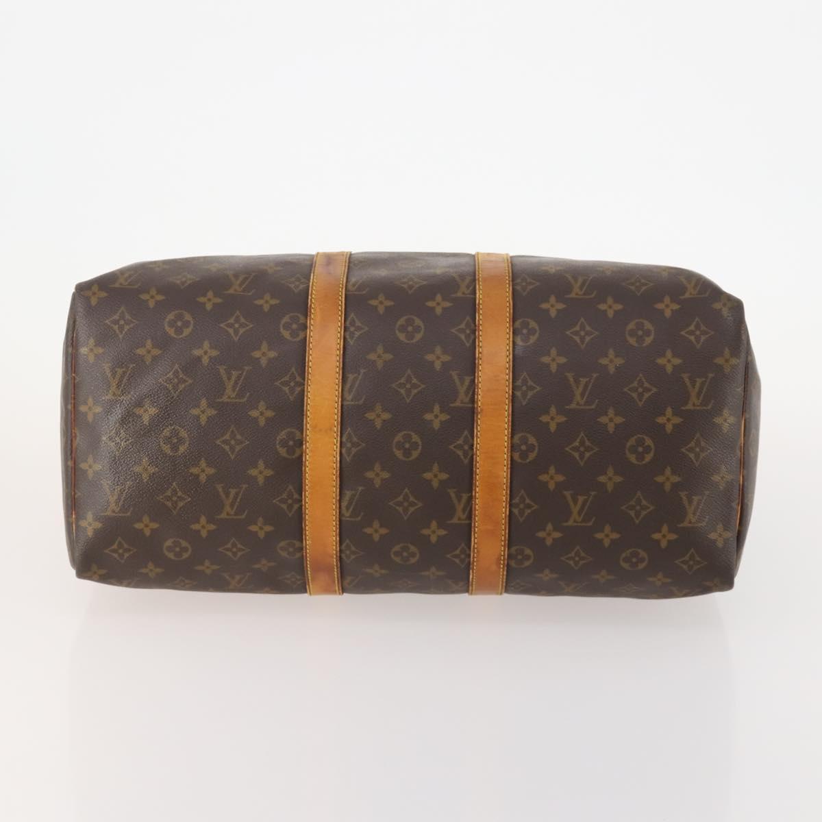 LOUIS VUITTON Monogram Keepall 45 Boston Bag M41428 LV Auth 181227