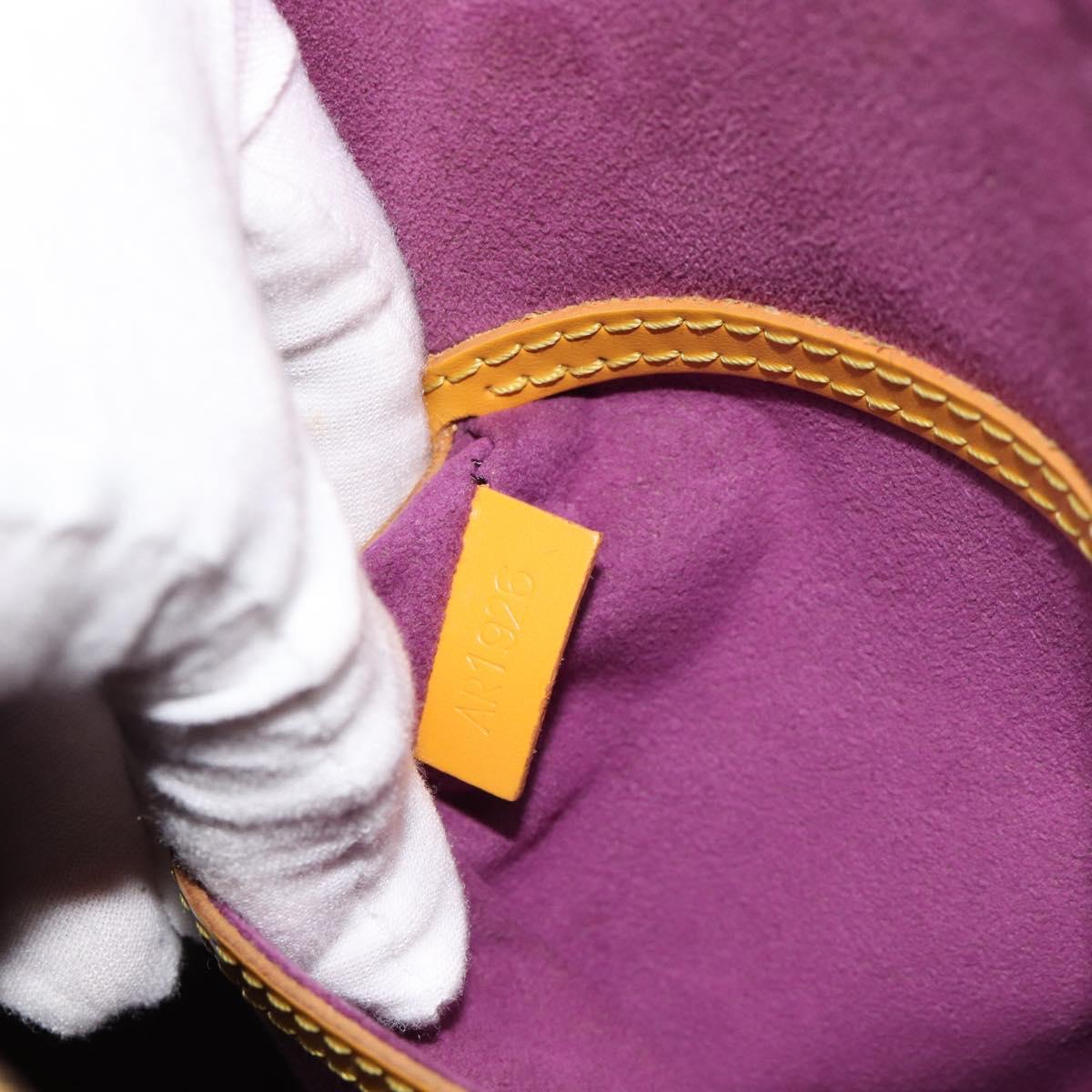LOUIS VUITTON Epi Alma Hand Bag Yellow M52149 LV Auth 181229