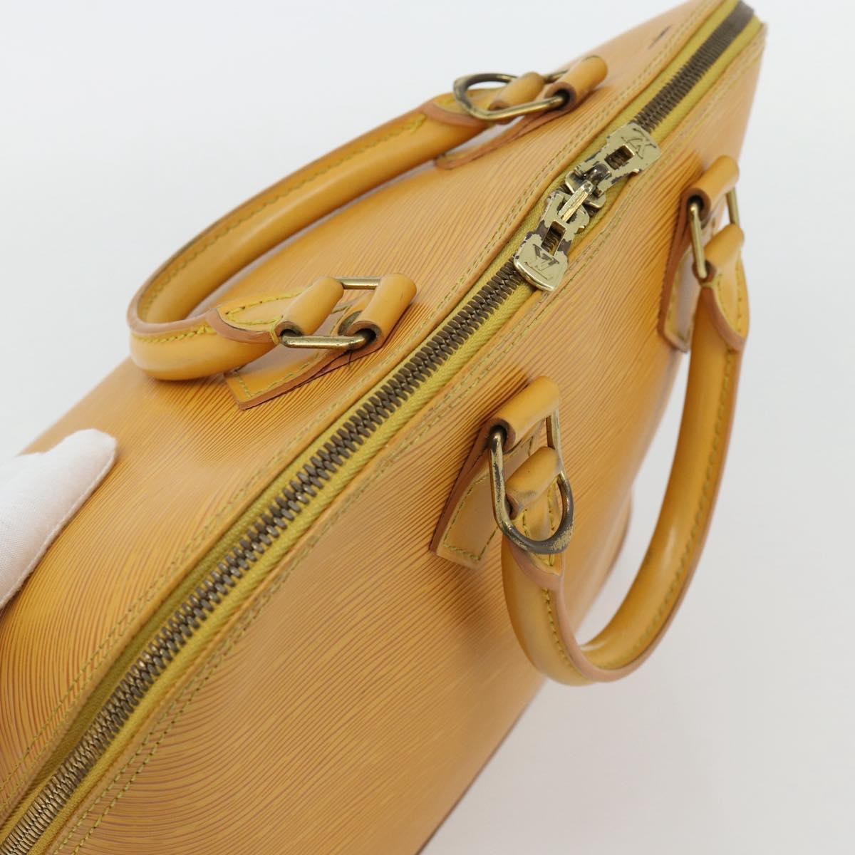 LOUIS VUITTON Epi Alma Hand Bag Yellow M52149 LV Auth 181229