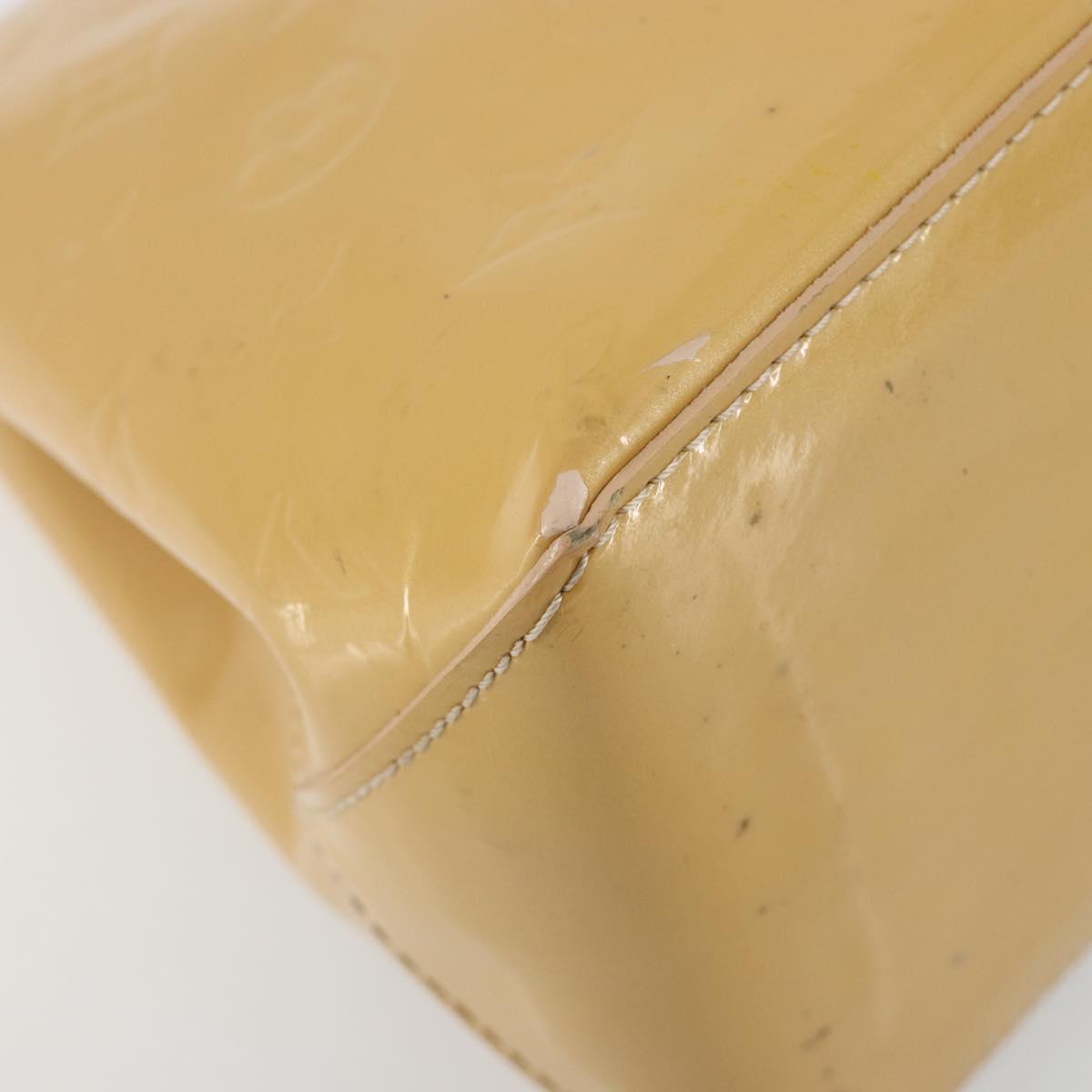 LOUIS VUITTON Vernis Wilshire PM Hand Bag Veil Amplession M91643 LV Auth 181230